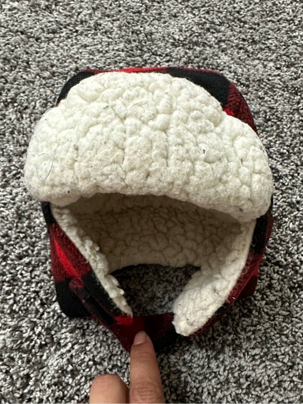Indigo Kids Plaid Sherpa Toque (0-6 mons)